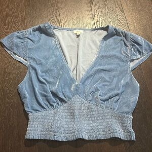 aerie velvet top